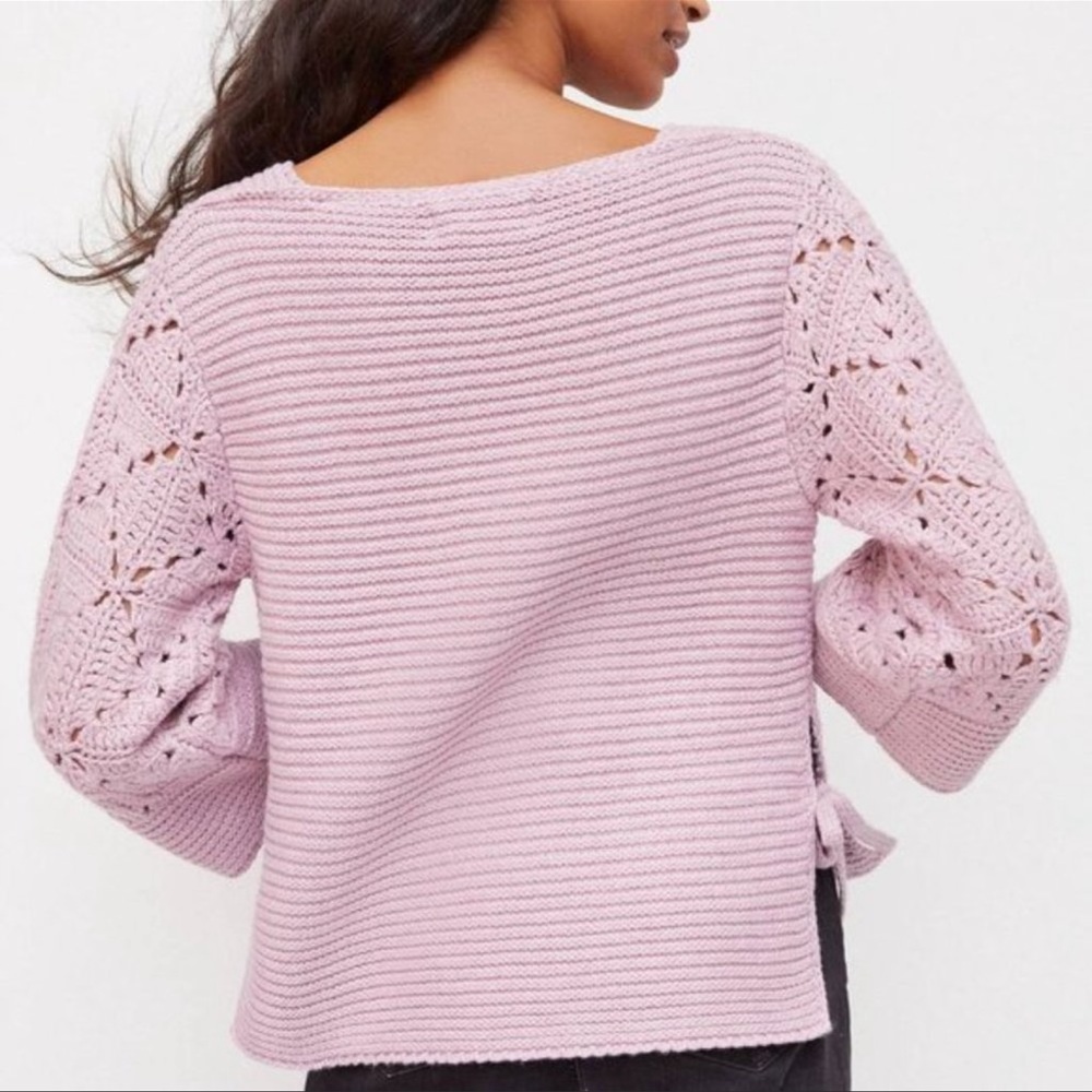 Anthropologie Kora Crochet Pullover Sweater NWOT - Picture 2 of 11